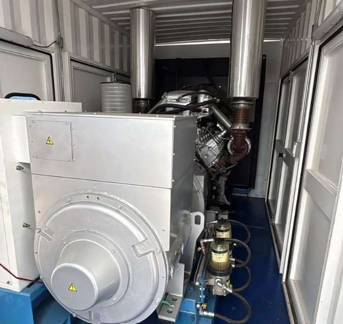 Generador industrial contenedor planta de emergencia